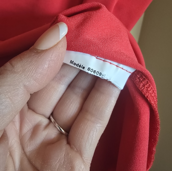 Joseph Ribkoff Bold‎ Red Top - Picture 5 of 5